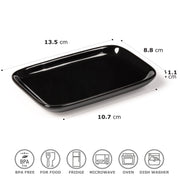 Mezzeteller schwarz Steinzeug - Urban Lifestyle Design